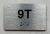 APT# 9T SILVER Safety Sign