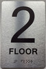 2 FLOOR Sign