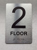 2 FLOOR Compliance Sign