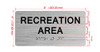 Recreation Area Hpd Sign