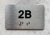 APT# 2B Ada Sign
