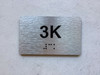 APT# 3K Compliance Sign
