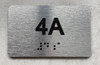 APT# 4A Ada Sign