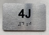 APT# 4J Ada Sign