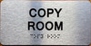 The Copy Room Sign