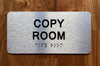 The Copy Room Compliance Sign