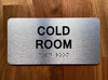 The Cold Room Safety Sign