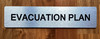 Evacuation Plan Hpd Sign