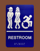 Restroom Accessible Hpd Sign