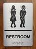 Restroom Safety Sign