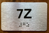 Apartment Number 7Z Compliance Sign