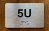 Apartment Number 5U Compliance Sign