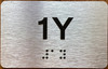 Apartment Number 1Y Sign
