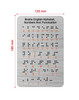 ADA Braille English Alphabet, Number And Punctuation Hpd Sign