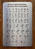 ADA Braille English Alphabet, Number And Punctuation Safety Sign