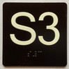 S3 Sign with Raised Letters Sign