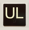 UL Sign with Raised Letters Compliance Sign