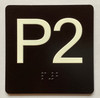 P2 Sign with Raised Letters Hpd Sign