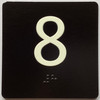 8 Sign with Raised Letters Sign