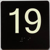 19 Sign with Raised Letters Sign