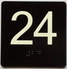 24 Sign with Raised Letters Sign
