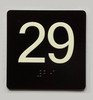 29 Sign with Raised Letters Safety Sign