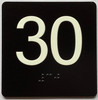 30 Sign with Raised Letters Sign