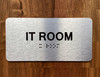 IT Room Safety Sign