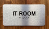 IT Room Compliance  Sign