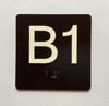 B1 Sign Elevator Jamb Plate Hpd Sign