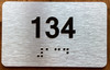 Apartment number 134 Sign