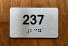 Apartment number 237 Ada Sign