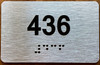 Apartment number 436 Sign
