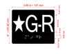 Star G-R Elevator Jamb Plate Hpd Sign