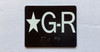 Star G-R Elevator Jamb Plate Safety Sign