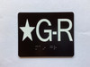 Star G-R Elevator Jamb Plate Compliance Sign
