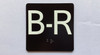 B-R Elevator Jamb Plate Safety Sign