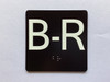 B-R Elevator Jamb Plate Compliance Sign