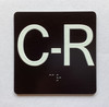 C-R Elevator Jamb Plate Hpd Sign
