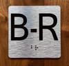 B-R Elevator Jamb Plate Safety Sign