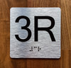 3R Elevator Jamb Plate Safety Sign