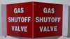 Gas Shut Off Valve 3D Projection /Gas Shut Off Valve  Hallway