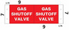 Gas Shut Off Valve 3D Projection /Gas Shut Off Valve  Hallway  Building Sign