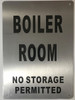 Boiler Room  Sign