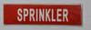 Pipe Marking- Sprinkler Sign Pipe Marking- Sprinkler Sign