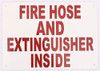 Fire Hose and Extinguisher Inside Fire Hose and Extinguisher Inside