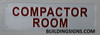 Compactor Room  Signage