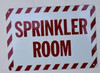 Sprinkler Room  Sign Sprinkler Room  Sign