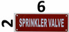 Sprinkler Valve  Building Sign