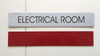 ELECTRICAL ROOM  Signage